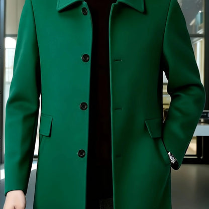 Cedric | Tailored Single-Breasted Overcoat Men 10