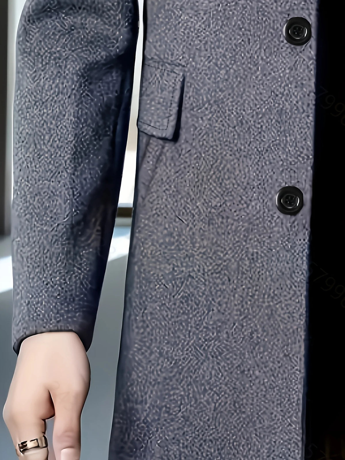 Cedric | Tailored Single-Breasted Overcoat Men 3