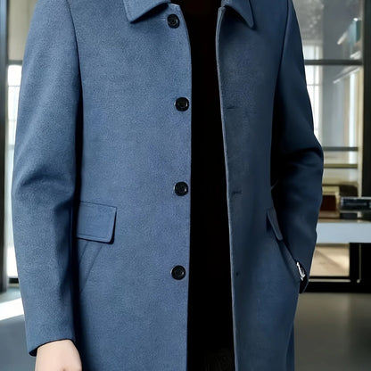 Cedric | Tailored Single-Breasted Overcoat Men 6