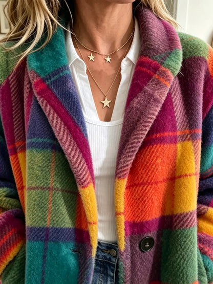 Checked Statement Jacket Marjorie | Women's Jacket 3