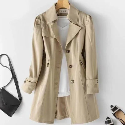 Chic Trench Coat | Women's Classic Outerwear 0