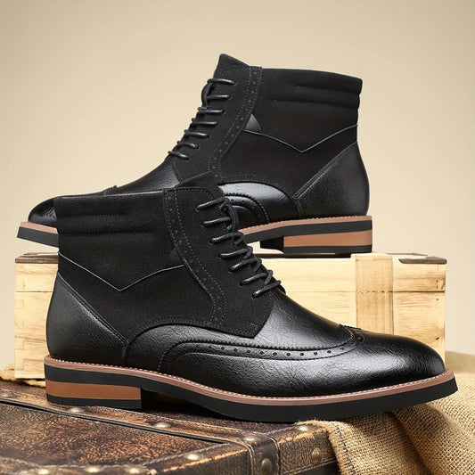 Classic Brogue Ankle Boots | Men's Leather Footwear 0