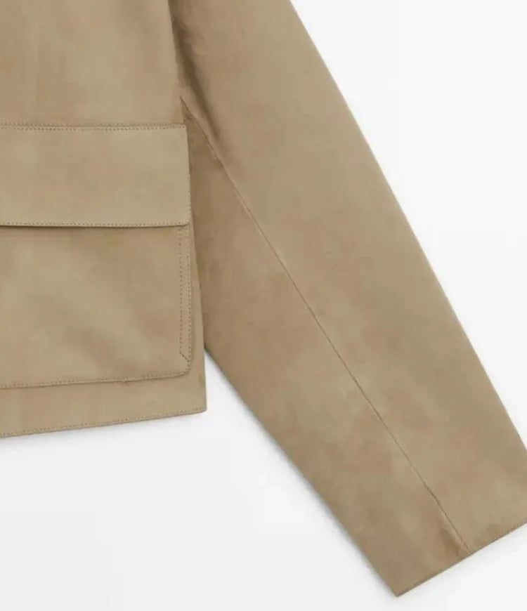 Classic Suede Jacket | Women's Jacket Casual Outerwear 3