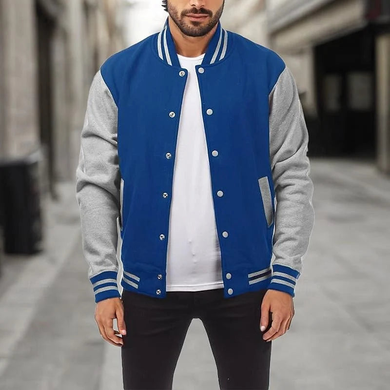 Classic Varsity Jacket | Men's Jacket Casual Outerwear 3