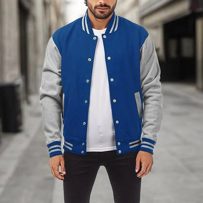 Classic Varsity Jacket | Men's Jacket Casual Outerwear 3