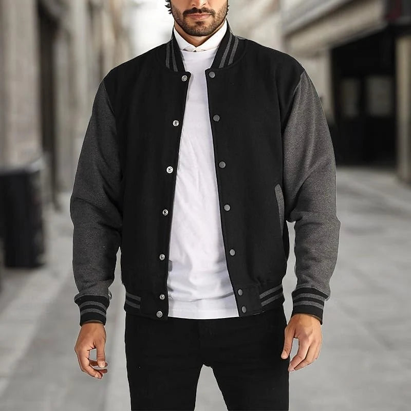 Classic Varsity Jacket | Men's Jacket Casual Outerwear 5