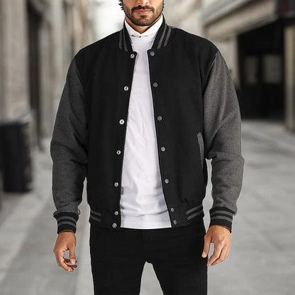 Classic Varsity Jacket | Men's Jacket Casual Outerwear 5