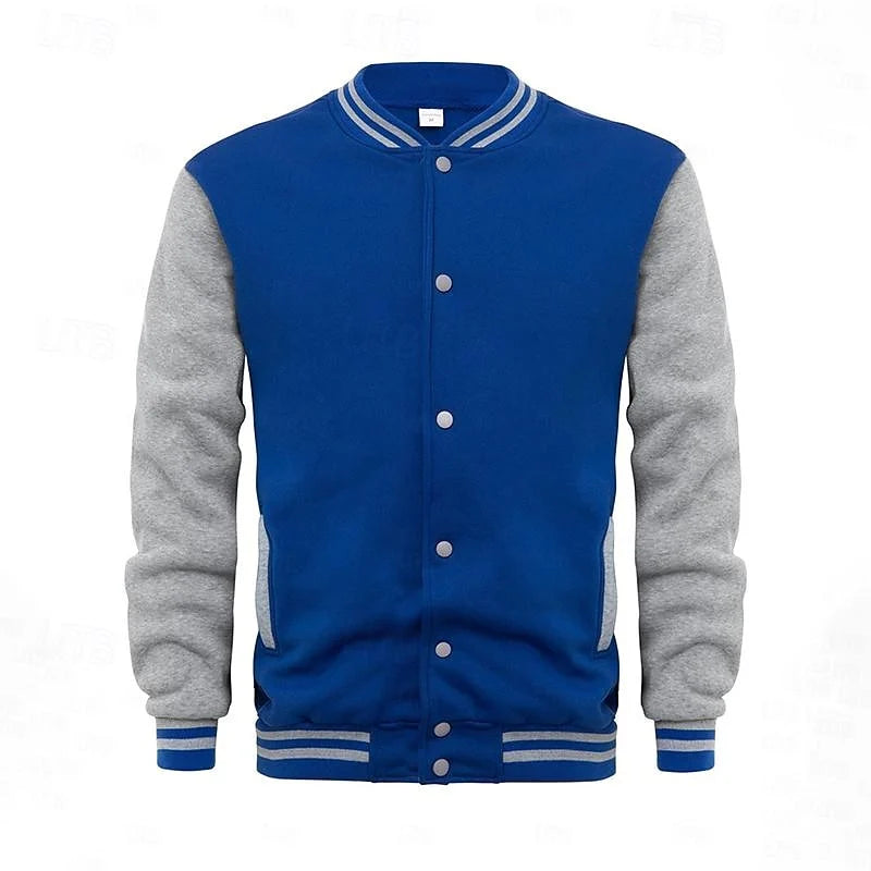 Classic Varsity Jacket | Men's Jacket Casual Outerwear 8