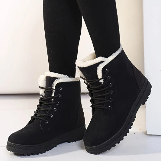 Colette | Lace-Up Ankle Boots Warm Comfortable 0