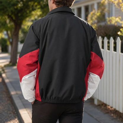 Colour-Blocked Zip-Up Jacket | Men's Jacket 3