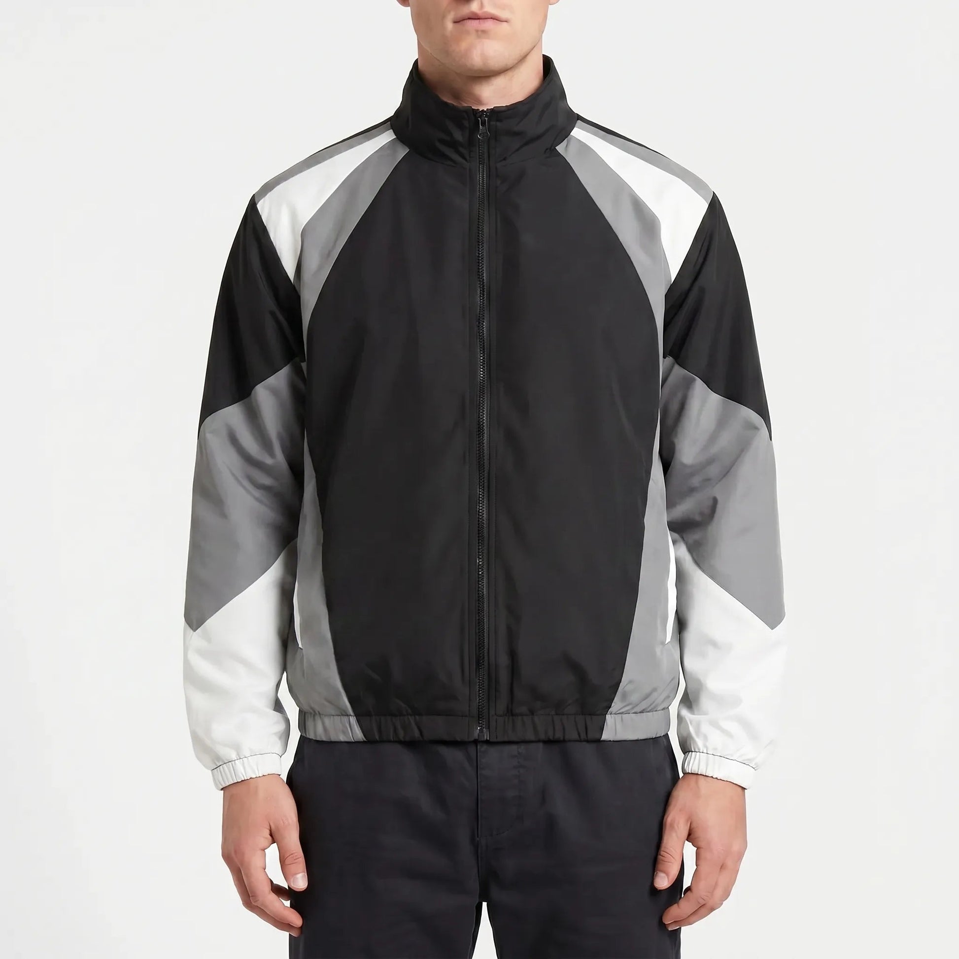 Colour-Blocked Zip-Up Jacket | Men's Jacket 6