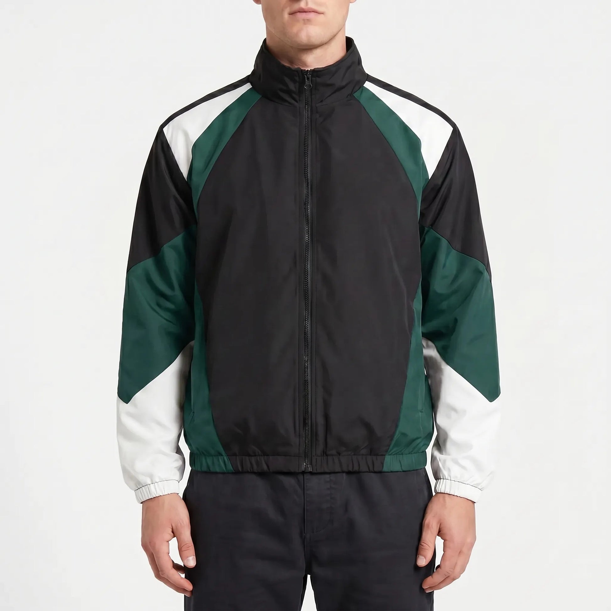 Colour-Blocked Zip-Up Jacket | Men's Jacket 7