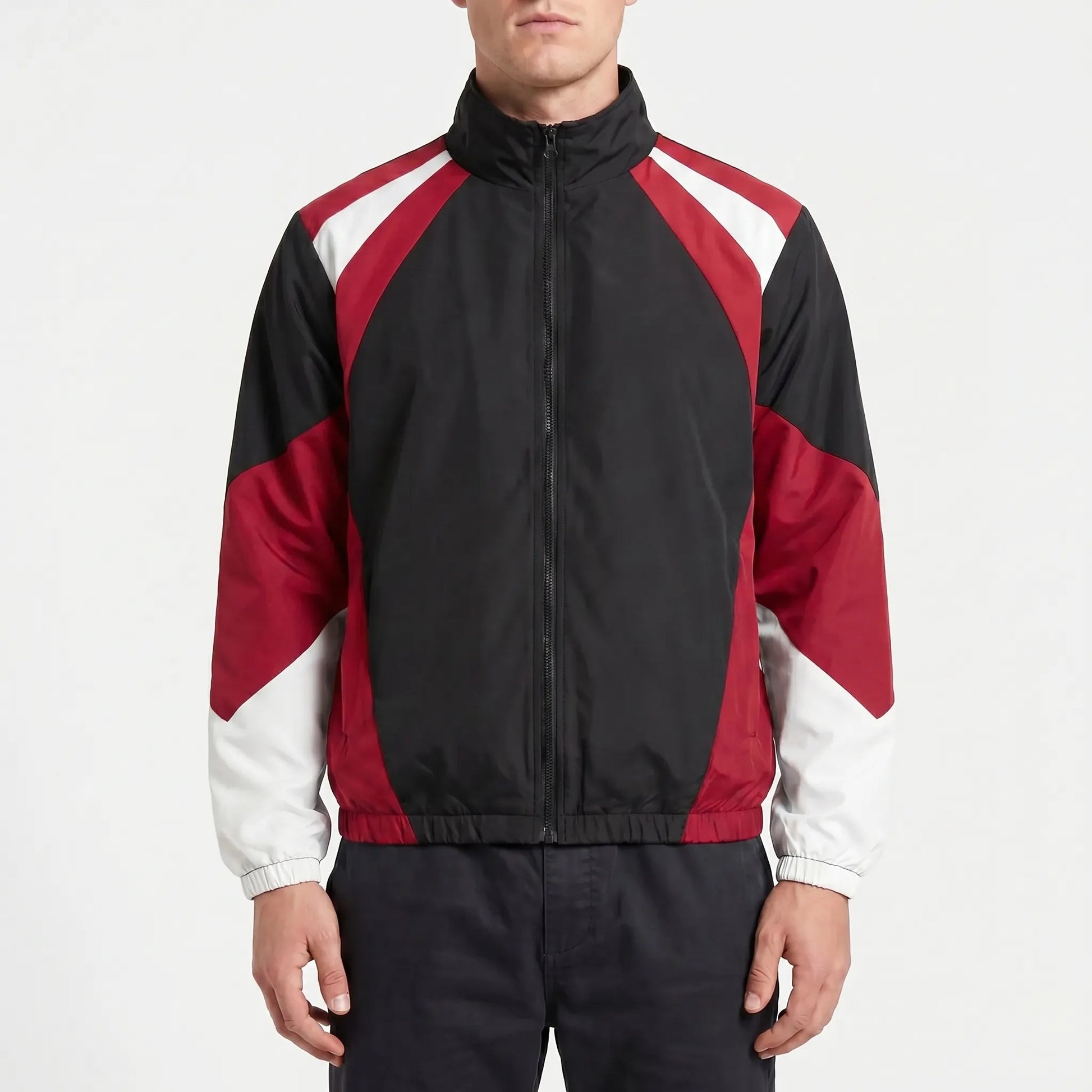 Colour-Blocked Zip-Up Jacket | Men's Jacket 9