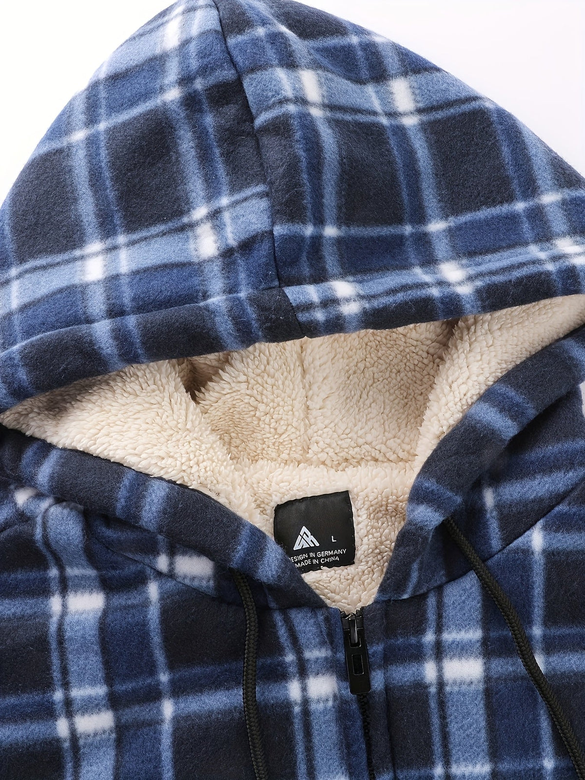 Colton | Men's Hooded Flannel Shirt Jacket with Sherpa Lining 2