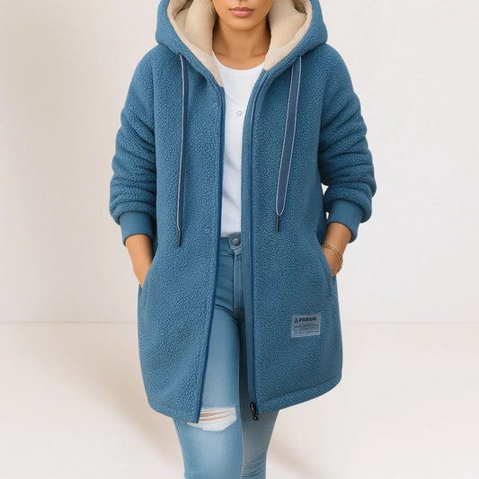 Cosy Hooded Longline Jacket | Women's Winter Coat 0