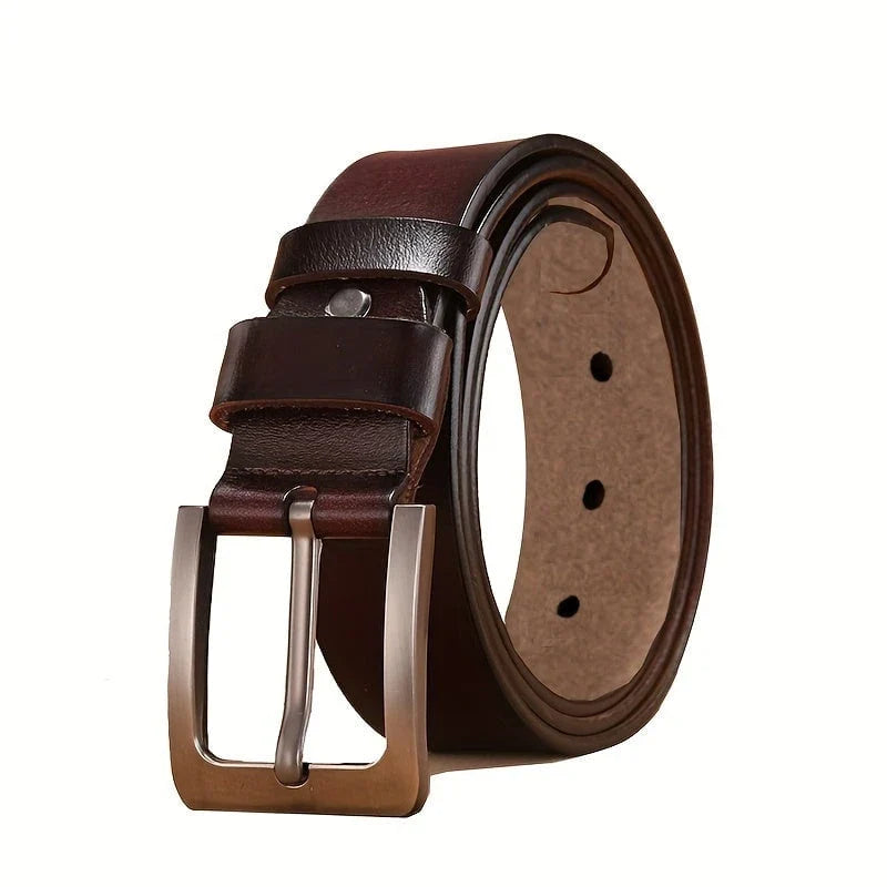 Cowhide Leather Belt | Classic Durable Accessory 0