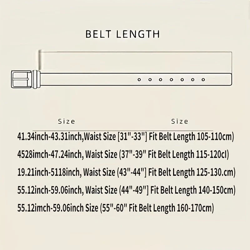 Cowhide Leather Belt | Classic Durable Accessory 2