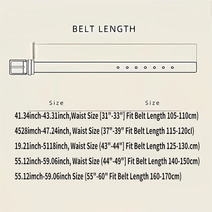 Cowhide Leather Belt | Classic Durable Accessory 2