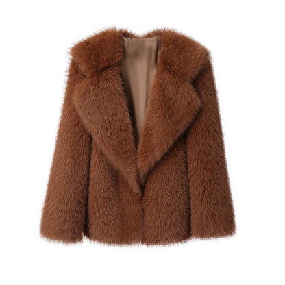 Cozy Plush Women's Coat | Warm Winter Outerwear 0