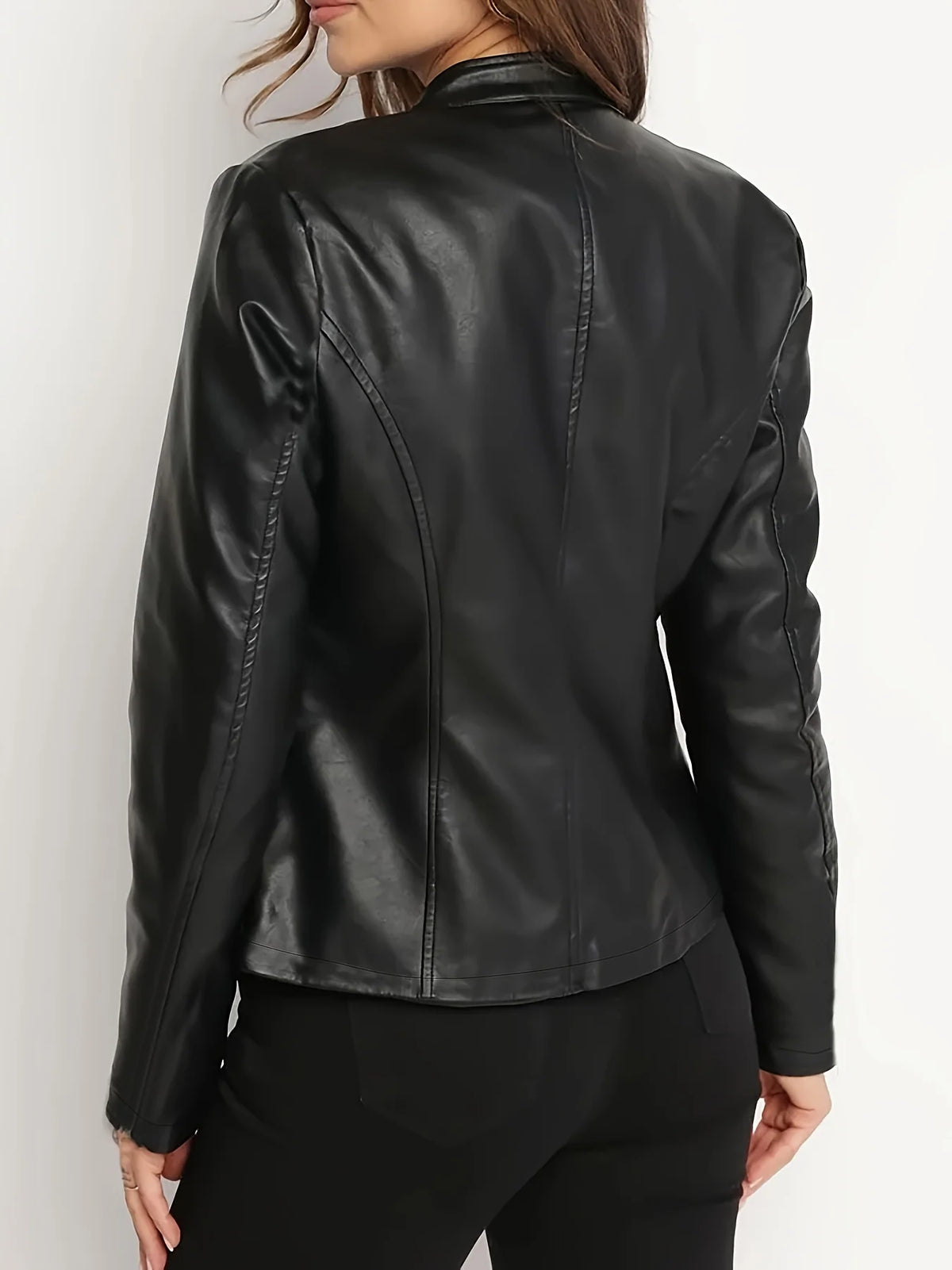 Danielle | Women's Zip-Up Moto Jacket 1