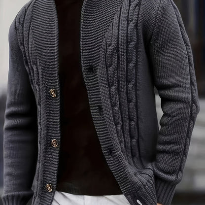 Donovan | Men’s Cable-Knit Button Cardigan 5