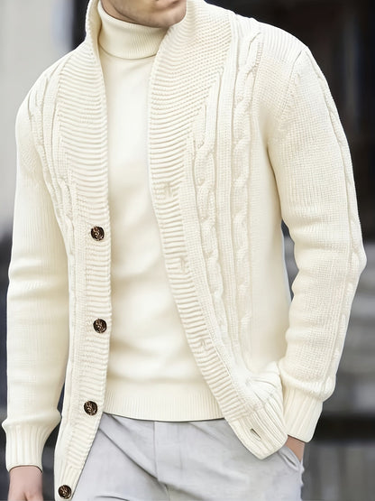 Donovan | Men’s Cable-Knit Button Cardigan 8