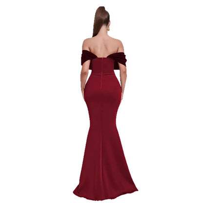 Elegant Off-Shoulder Mermaid Evening Dress | Formal Gowns 3