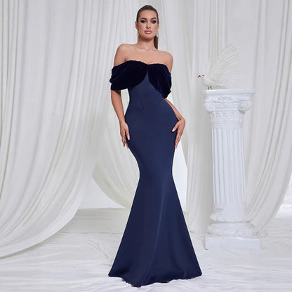 Elegant Off-Shoulder Mermaid Evening Dress | Formal Gowns 6