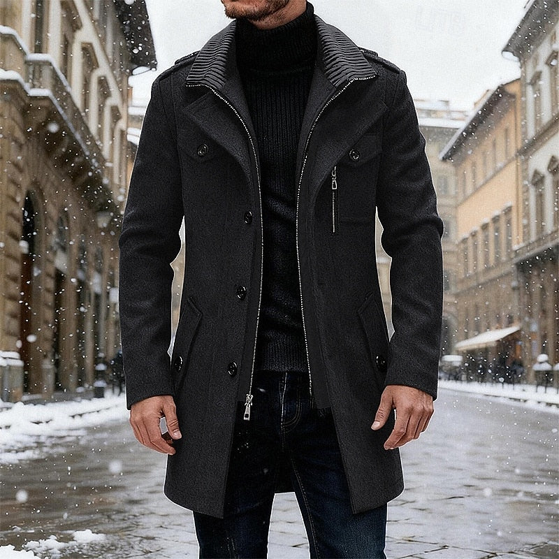 Errol | Men's Longline Winter Coat 1
