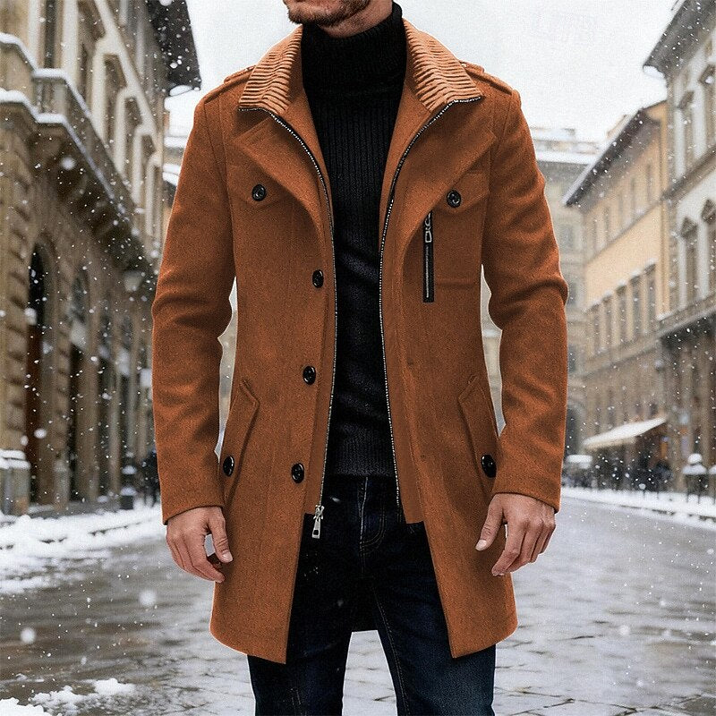 Errol | Men's Longline Winter Coat 4