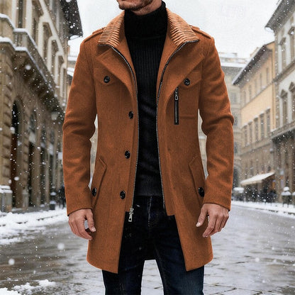 Errol | Men's Longline Winter Coat 4