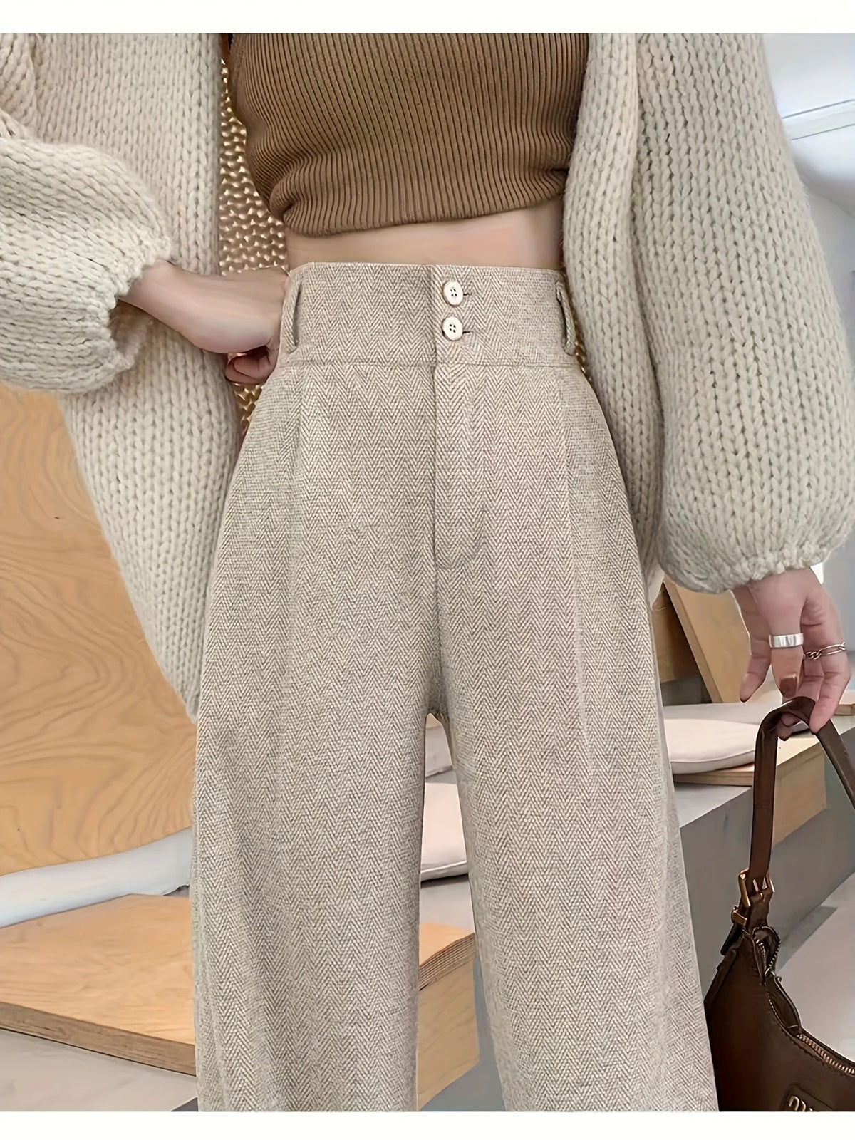 Estella | High-Waisted Wide-Leg Trousers 2
