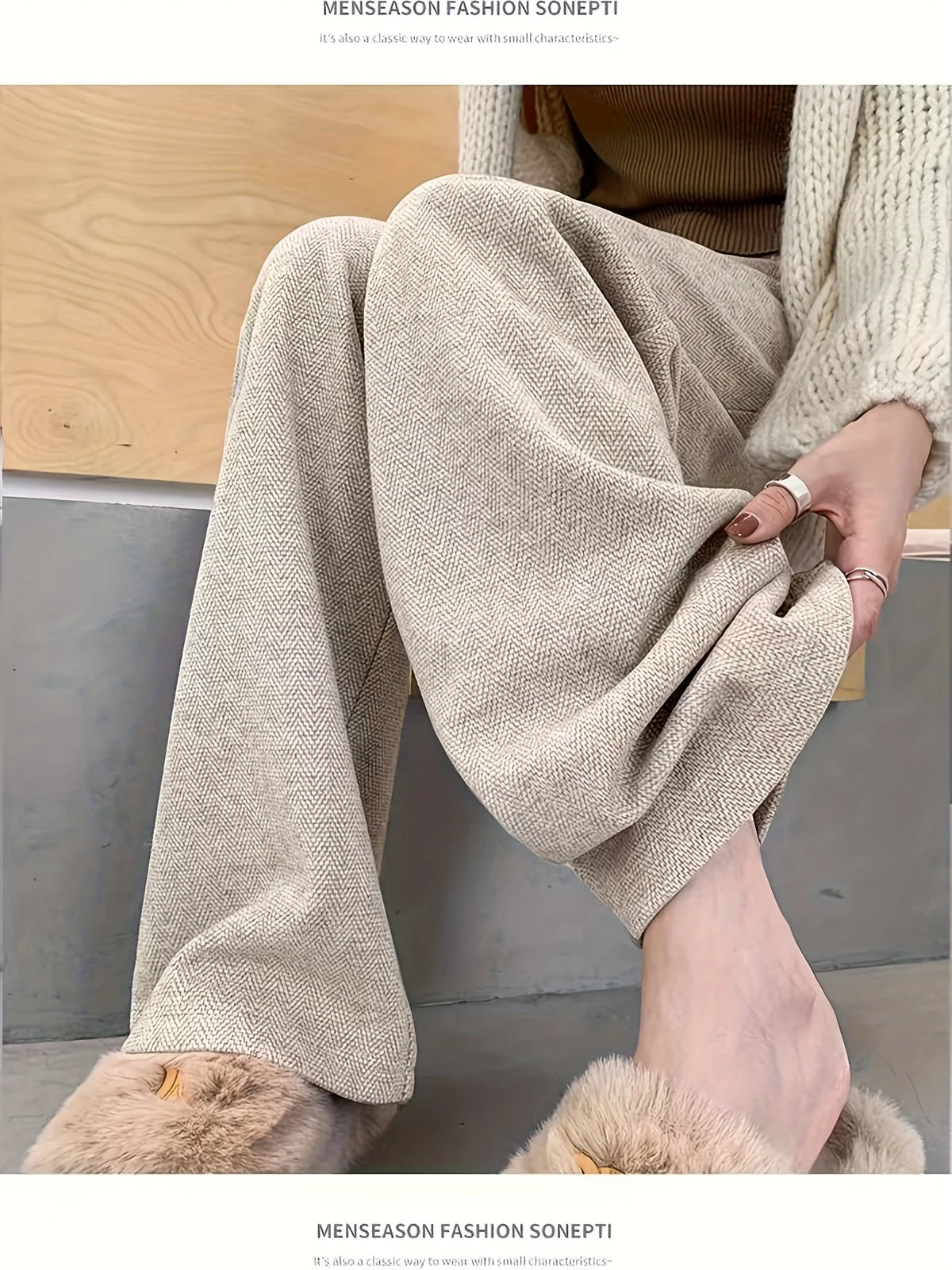 Estella | High-Waisted Wide-Leg Trousers 5