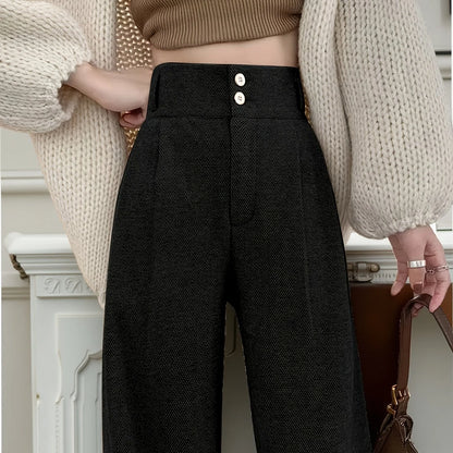 Estella | High-Waisted Wide-Leg Trousers 6