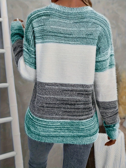 Everly | Colour-Block Knit Sweater 2