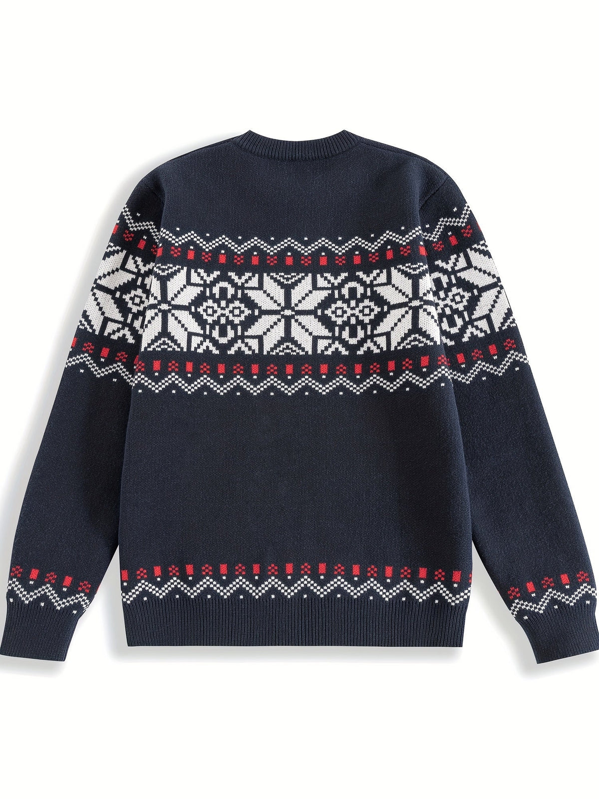 Fabian | Nordic Patterned Crewneck Sweater Wool Blend 1