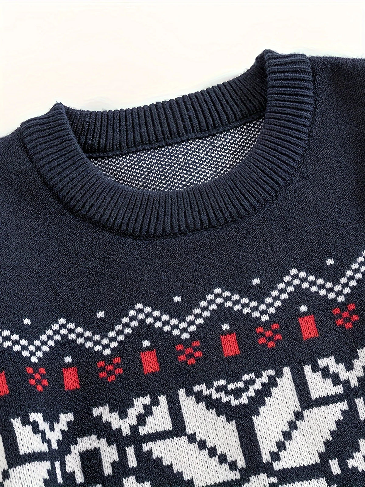 Fabian | Nordic Patterned Crewneck Sweater Wool Blend 3