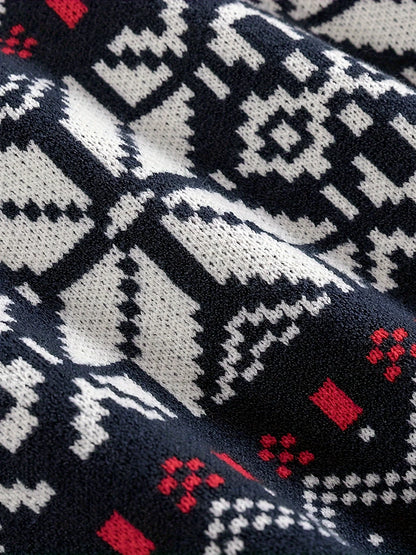 Fabian | Nordic Patterned Crewneck Sweater Wool Blend 4