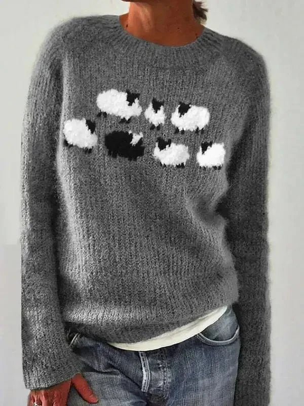 Fair Isle Sweater Cozy Knit Pattern 4