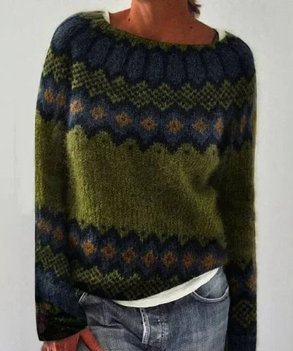 Fair Isle Sweater Cozy Knit Pattern 5