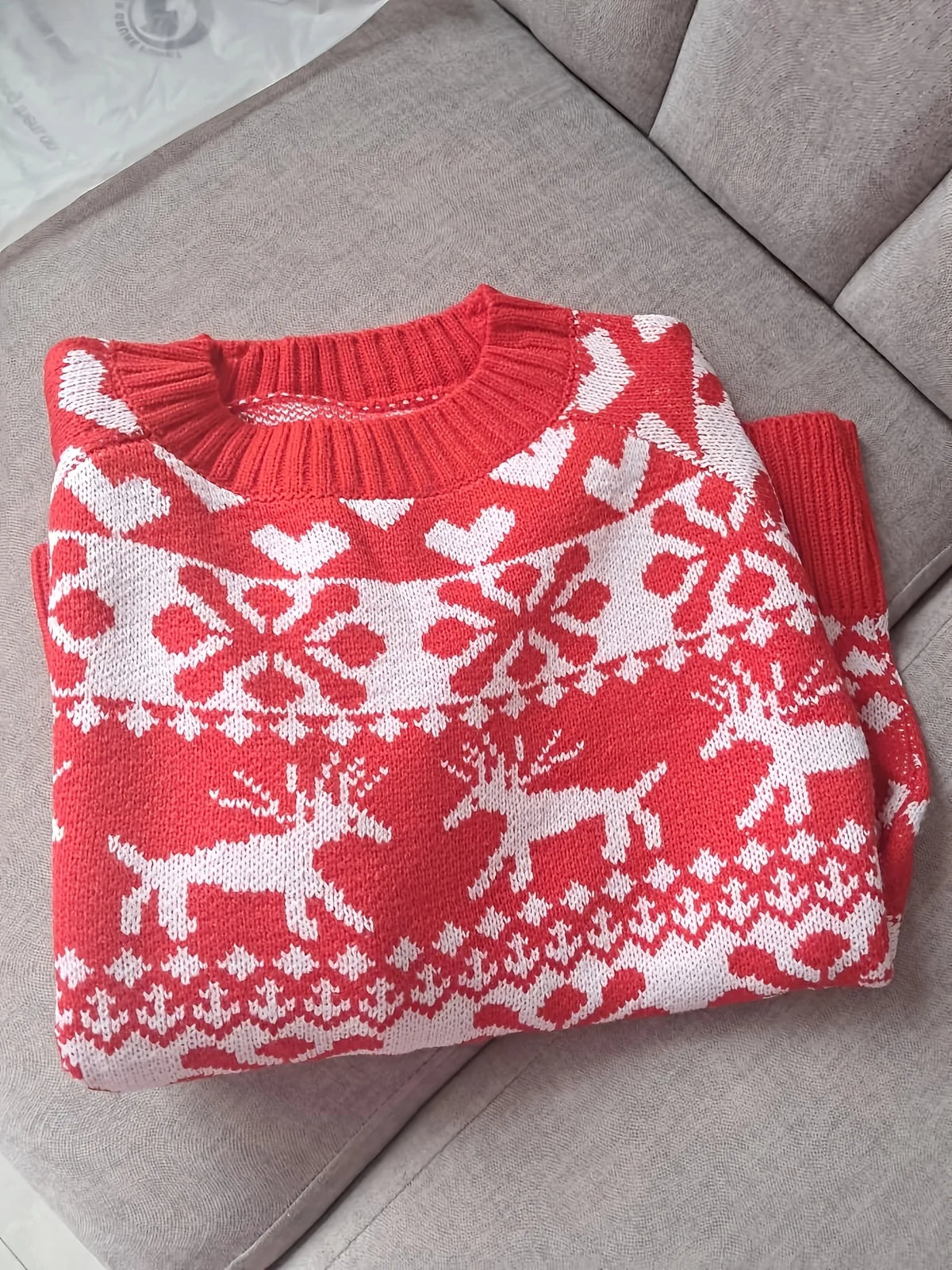 Festive Fair Isle Jumper | Women's Winter Knit Sweater 5