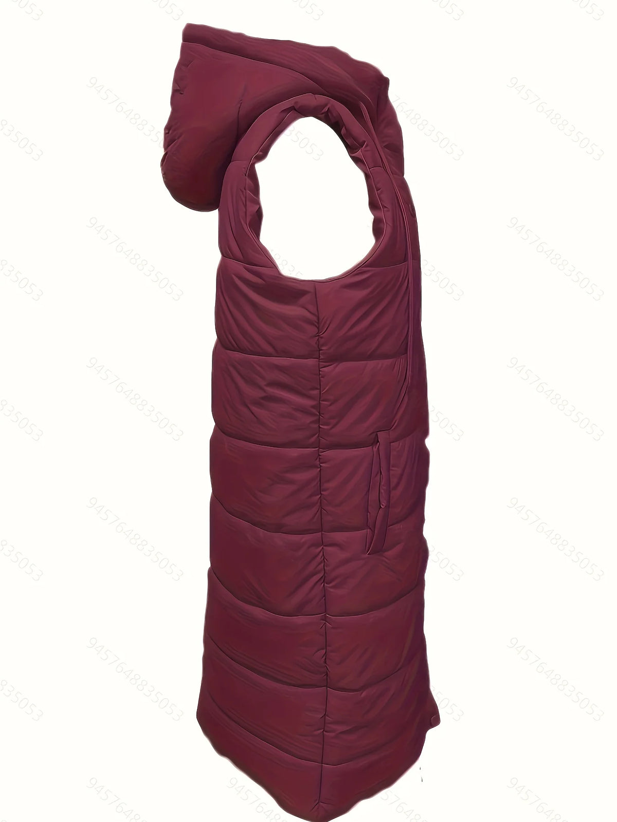 Flora | Longline Hooded Padded Gilet 6