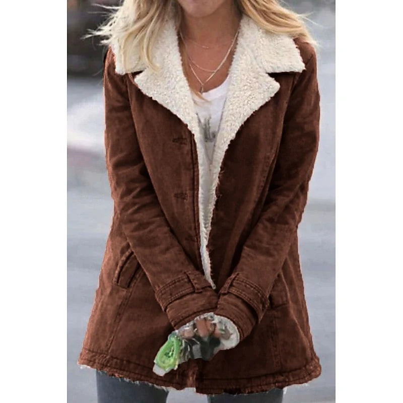 Flora | Women's Cosy Lined Winter Coat 2