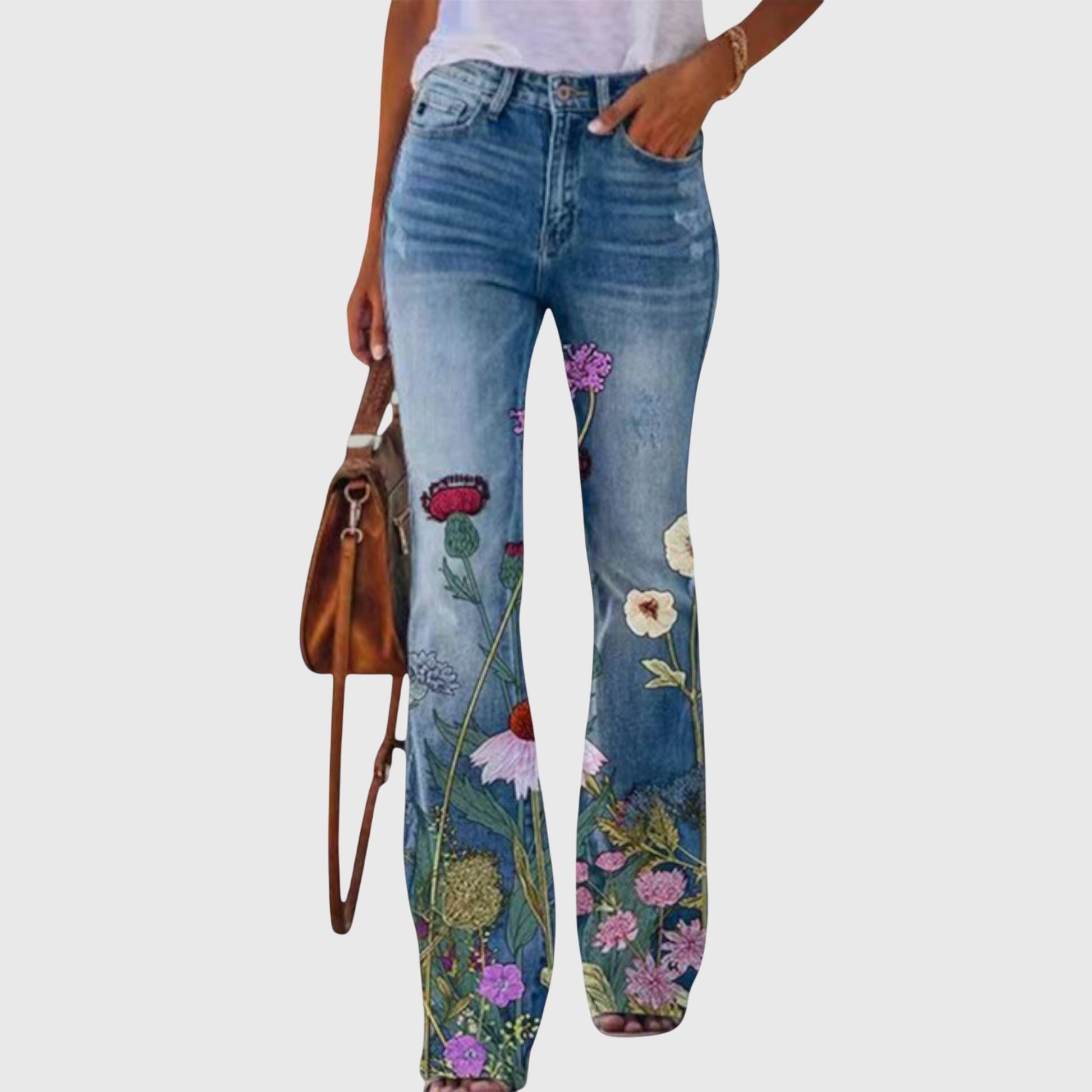 Floral Wide Leg Pants | Women's Stylish Comfort Trousers 3