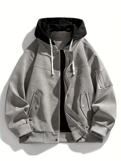 Garrick | Hooded Utility Jacket for Men & Women Casual Outerwear 7