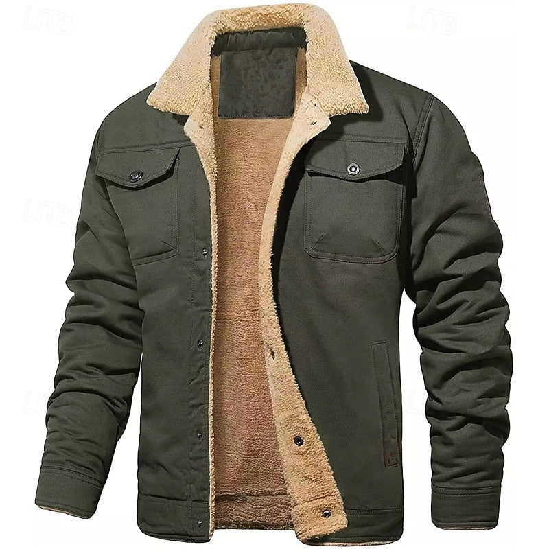 Garrick | Rugged Lined Trucker Jacket 0