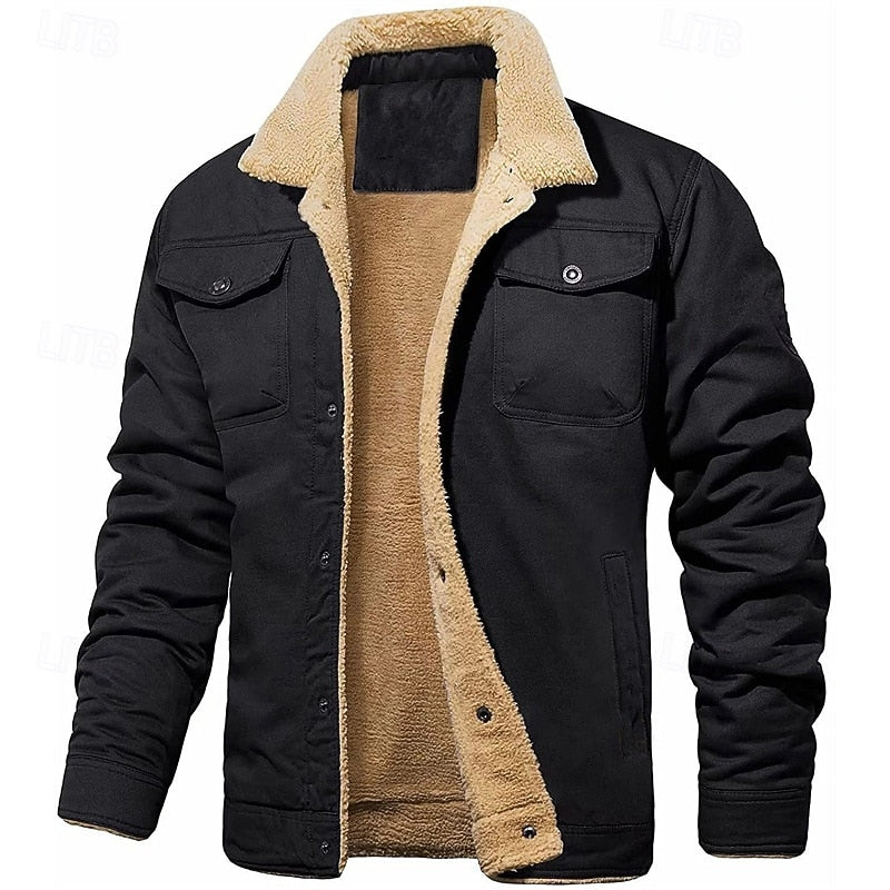 Garrick | Rugged Lined Trucker Jacket 1