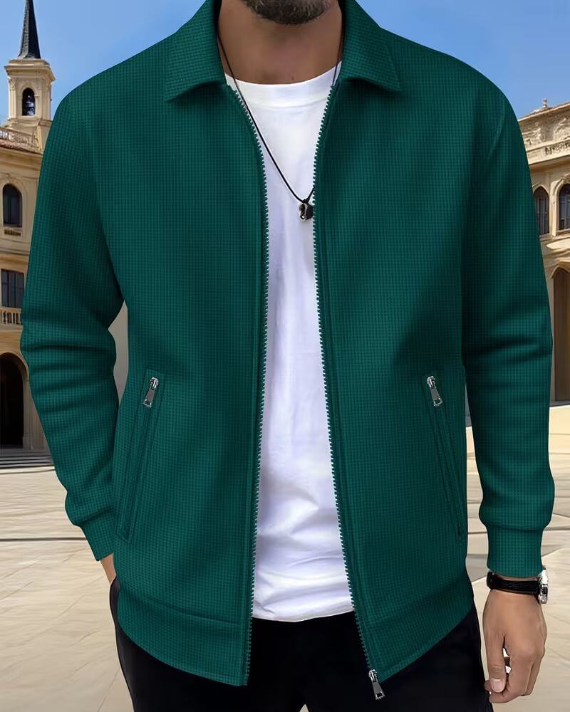 Gideon | Men's Lightweight Textured Athletic Jacket 4