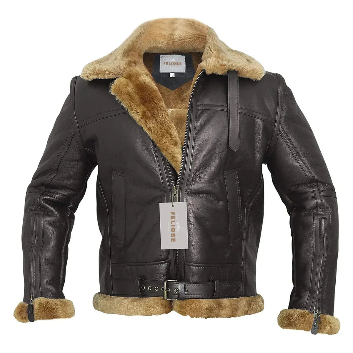Ginger | Women's Sheepskin-Style Bomber Jacket 1