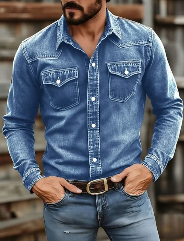 Grayson | Men's Classic Button-Up Long Sleeve Shirt 2